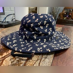 Authentic Obey Bucket Hat With Strap Blue One Size Adult